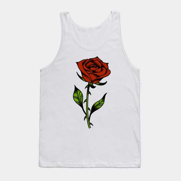 Rose Tank Top by drawingsbydarcy